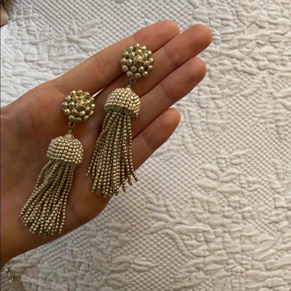 Silver Tassel Earrings